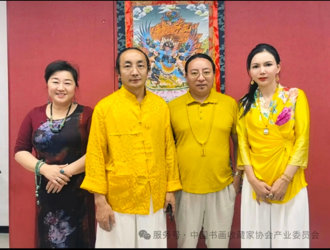 “莲花梵境·格萨尔王文化非遗传承与藏文化艺术展”开幕