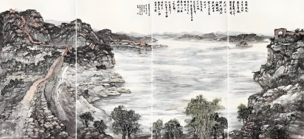 千人展名家中国美协副主席、河南省美协主席祁海峰作品