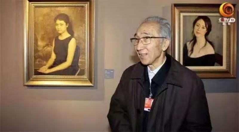 全国跨年迎春千人书画展名家中美协原主席靳尚谊先生