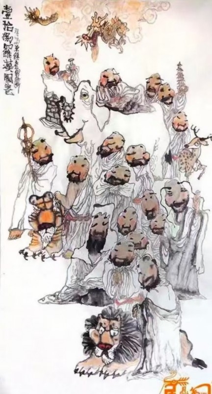赣州市南康区书画家协会-千人书画展专题三欣赏